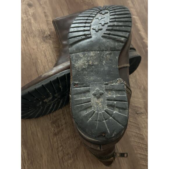 Bed Stu Harrison Boots Men\'s 11.5 Leather Ankle Zip Brown Distressed Rustic Moto main image 7